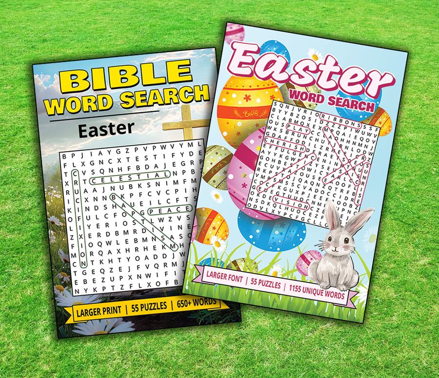 Hop Into Spring with Our Easter Word Search Books!